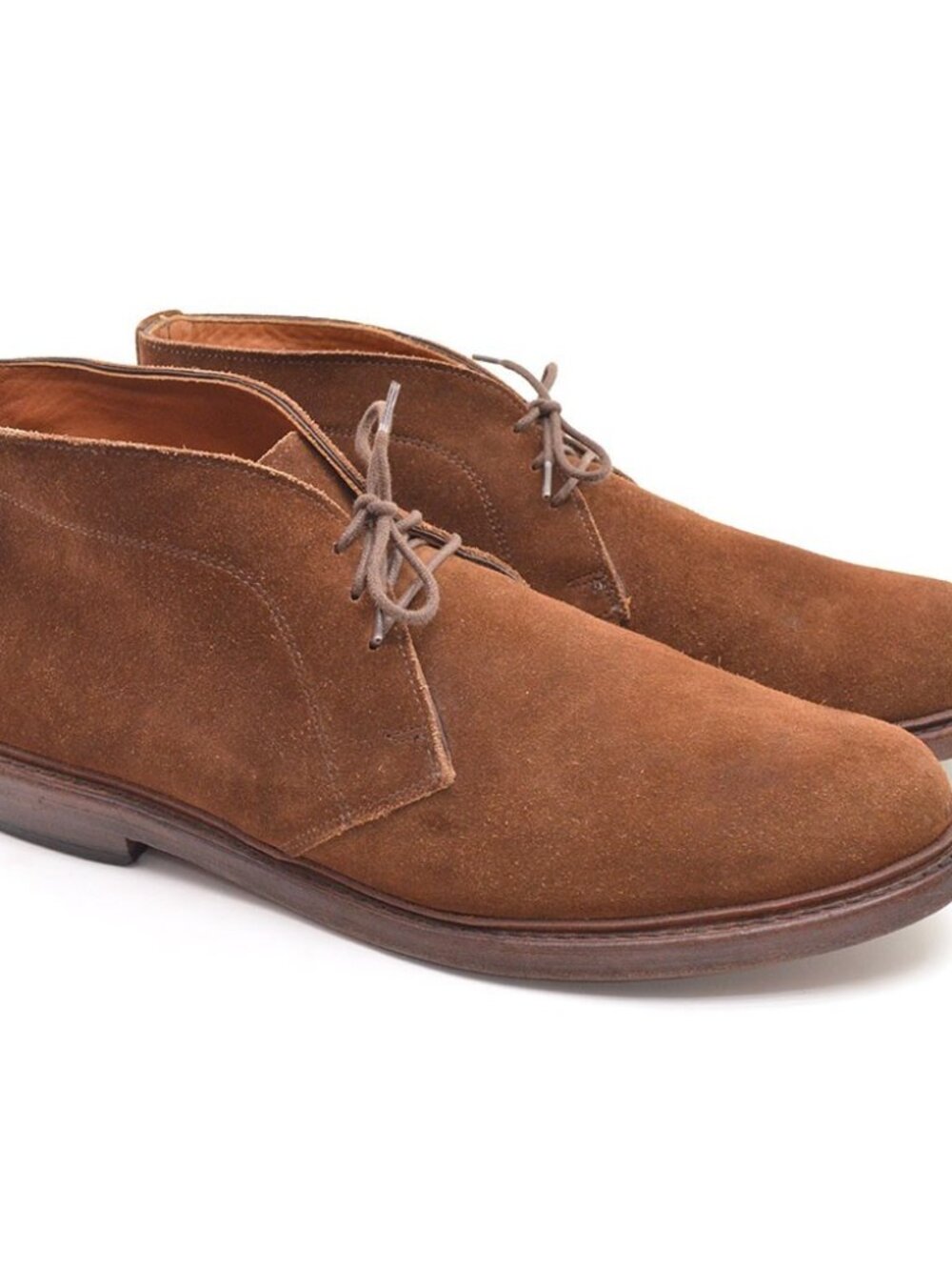 Men Allen Edmonds Dundee 2.0 Snuff Suede Boots 12 D